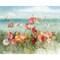 Coastal Poppies Light. by Danhui Nai 20" x 16" Canvas Wall Art